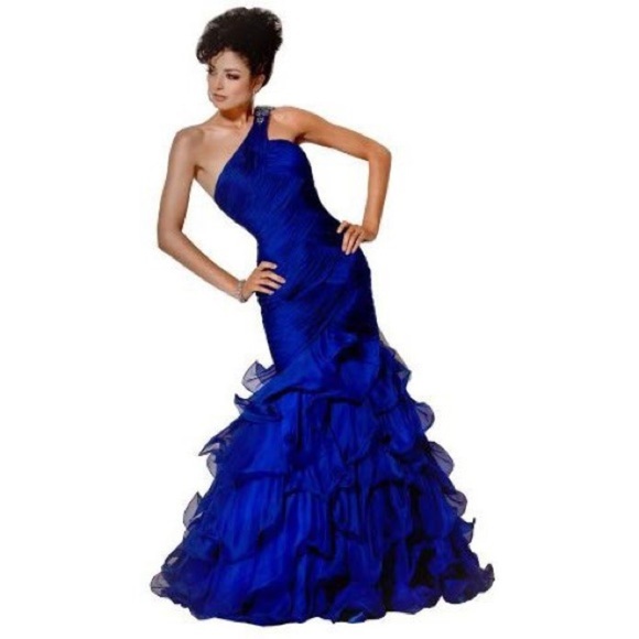 Jovani Prom Gown White 158934 - Picture 1 of 6